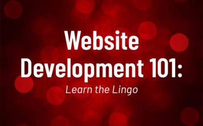 Website Development 101: Learn the Lingo